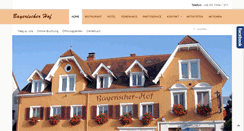 Desktop Screenshot of bayerischerhof-heiligenberg.de